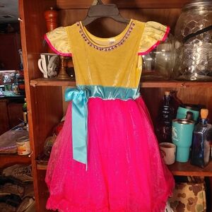 Little Adventures X-Large 7-9years Embroidered Fancy Nancy Girls Dress Up Costum